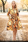 A1992C BUTTON DOWN BELTED DRESS
