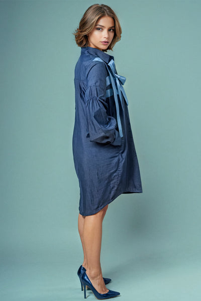 E73054 BUTTON-DOWN DRESS (XL, XXL, XXXL)