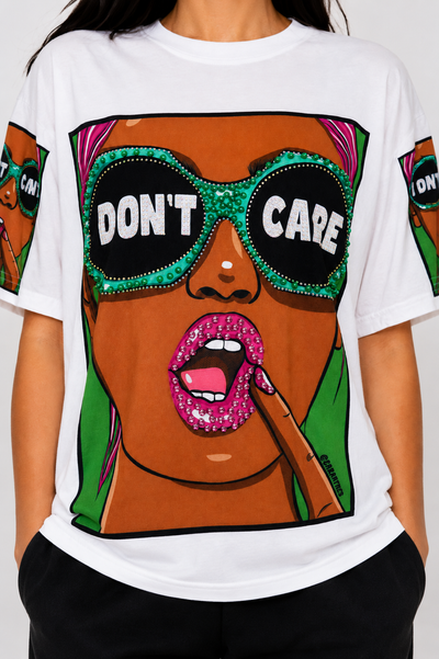 TL0006 SASSY GEMSTONE DESIGN T-SHIRT TOP