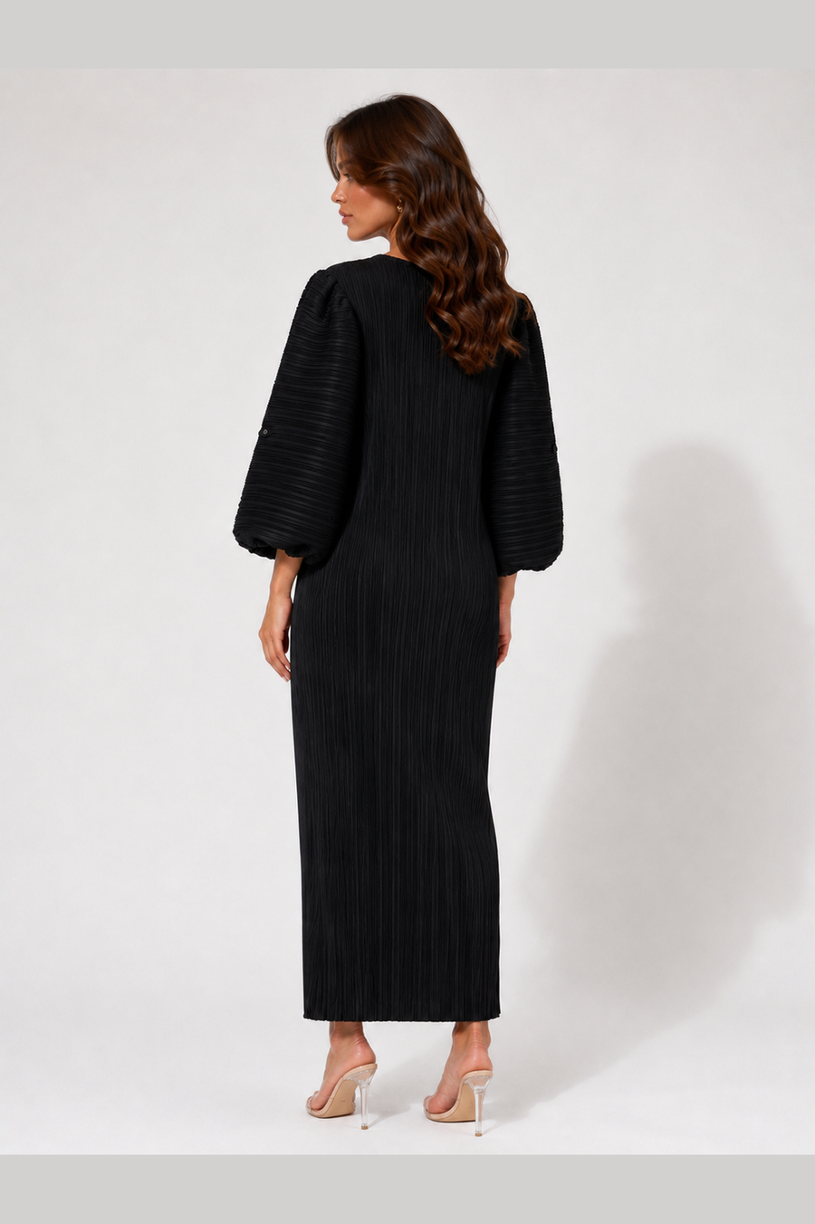 N2413E TULIP CRINKLE MAXI DRESS