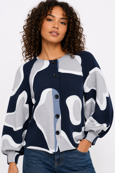 X7405 BUTTON DOWN CRINKLED TOP (BLK, BRN)