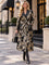 TL0061 METALLIC FLORAL JACQUARD BELTED MIDI JACKET DRESS