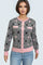 LS65060 ARGYLE CARDIGAN SWEATER
