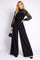 A94051 LUXE GLITTER SIDE PANEL WIDE-LEG PANTS