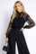 X6985 LACE LUXE STUDDED STATEMENT TOP