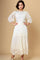 X7801 PLEATED LACE SKIRT (BLK/IVORY, IVORY, BLK)