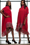 W8385A DRESS (RED, BLK)