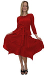 N1030 DRESS (GRN, BLK, RED)