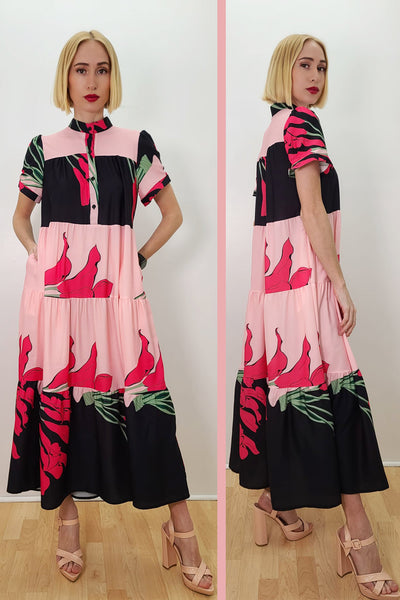 T1808A DRESS (M, XXL)