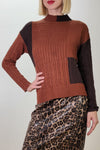 LS62012 SWEATER (RUST, GREY)