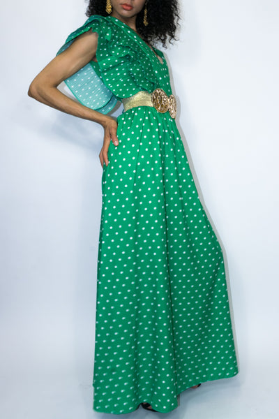 A8137 GREEN DRESS - N by Nancy
