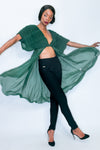 X6997 TOP (black, green, red, blush) - N by Nancy