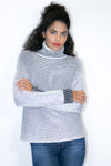 F2042 SWEATER (GREY) (L, XL only) - N by Nancy