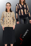 LS61027 CARDIGAN SWEATER (BLK, BEIGE)