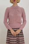 LS62068 SWEATER (LT. BLUE, WHT, PINK)