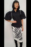 A92145 TOP (BLK, WHT) (SMALL ONLY)