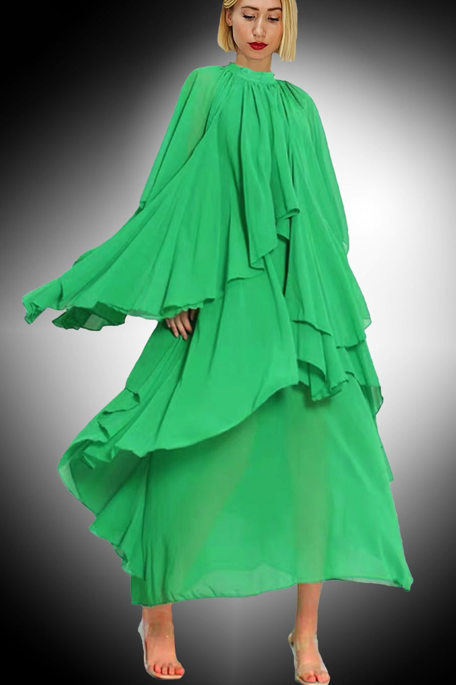 T14963 DRESS (GRN, FUCHSIA) (S, ONLY) N by Nancy T14963 DRESS (GRN, FUCHSIA) (S, ONLY) N by Nancy