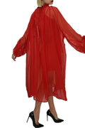 X7020 DRESS (RED, PURPLE) (S, XL, XXL)